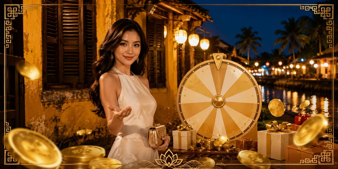 Khung cảnh Hội An với người chơi roulette trực tuyến, hòa quyện văn hóa và giải trí hiện đại