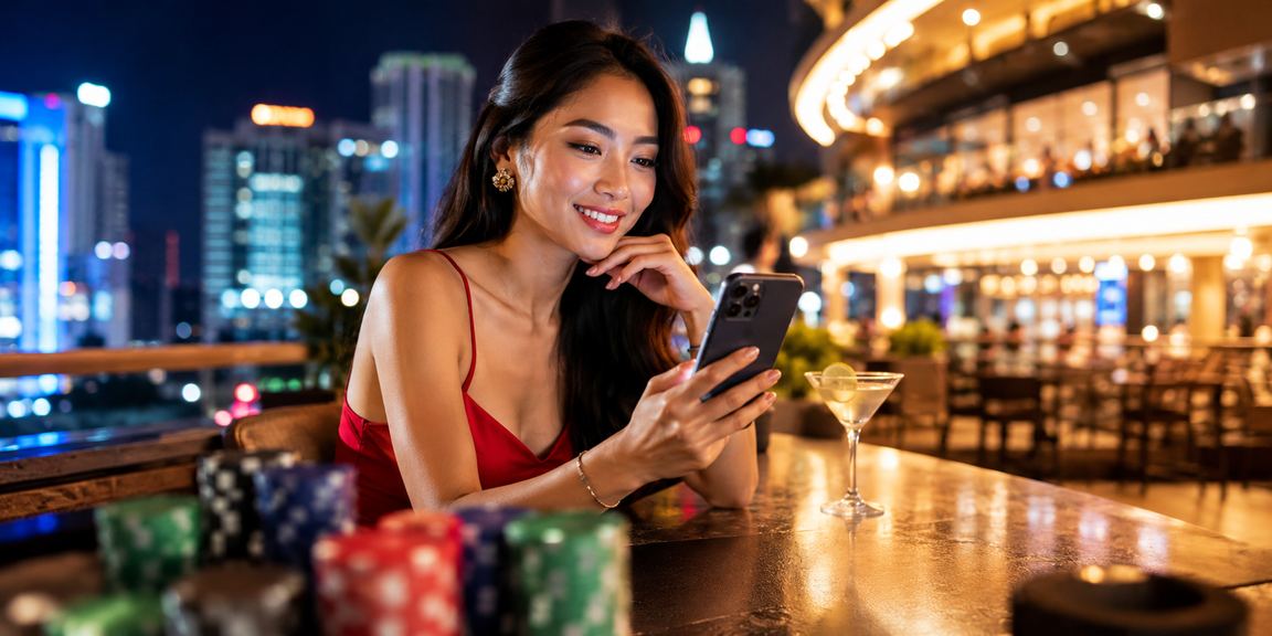 Người dùng tại vùng núi Sapa theo dõi kèo thể thao trực tuyến trên điện thoại